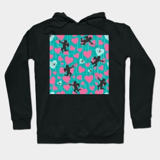 Atomic Cafe MidCentury Cupid Hoodie